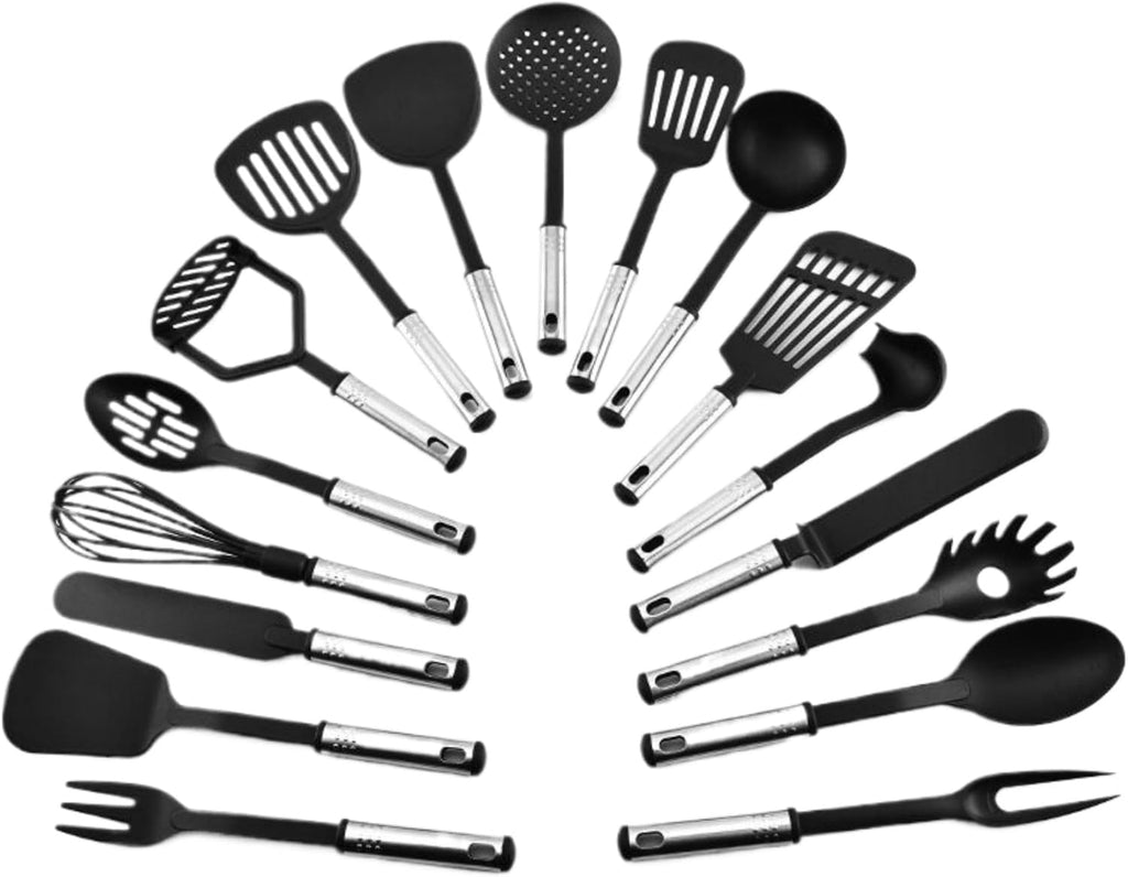新款尼龙厨具系列 烹饪工具17件套尼龙厨具套装 厨房 Kitchen Gadgets, Cook Accessories 工具 KCookware Accessories - 996