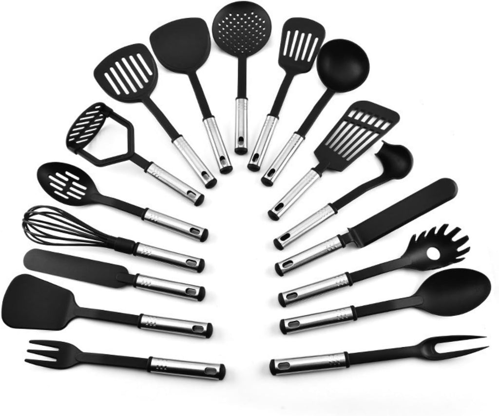 新款尼龙厨具系列 烹饪工具17件套尼龙厨具套装 厨房 Kitchen Gadgets, Cook Accessories 工具 KCookware Accessories - 996